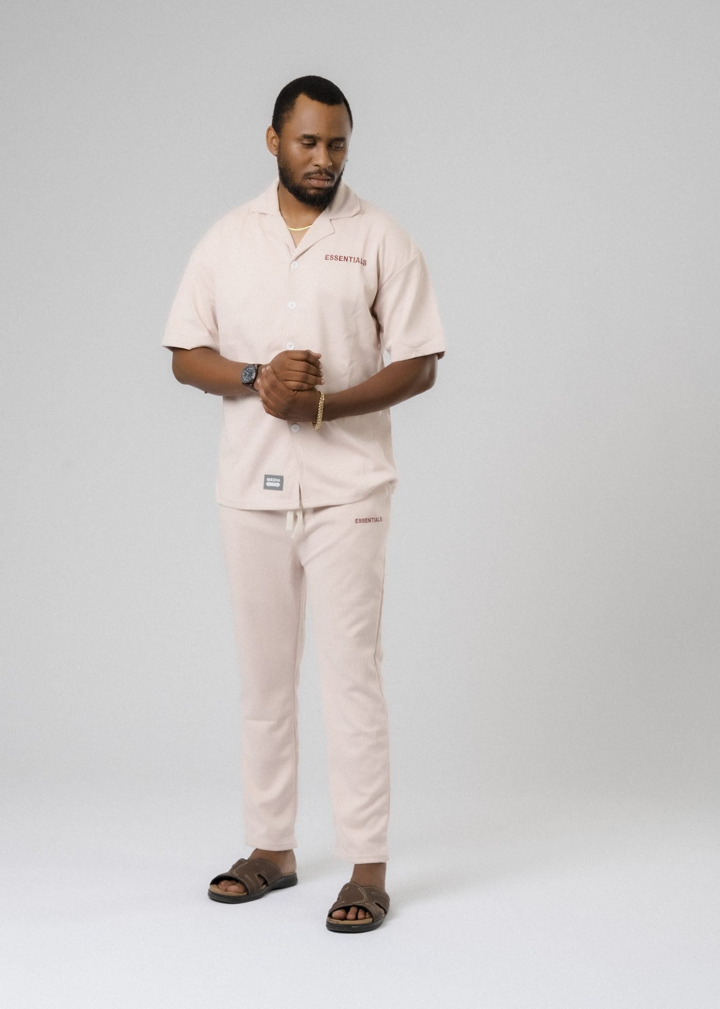 Blush Shirt Set