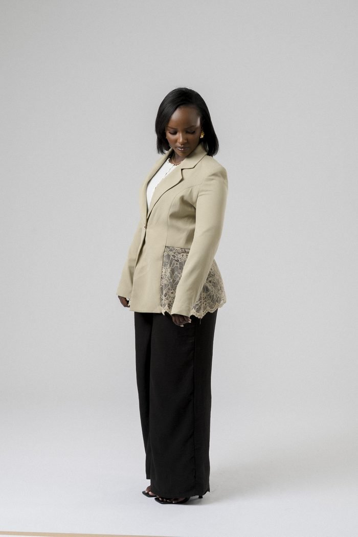 Lace Edge Blazer