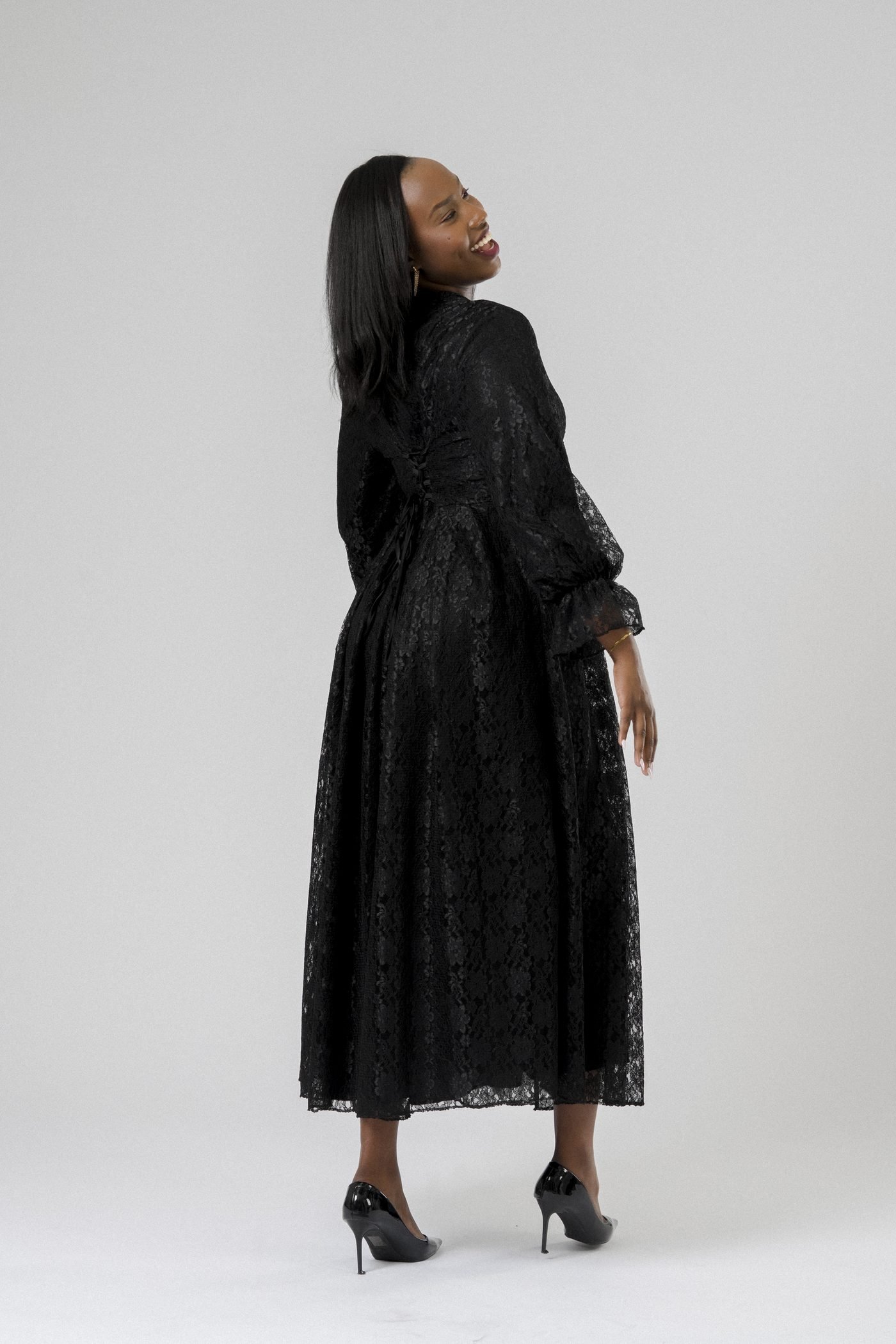 Starlit Lace Dress