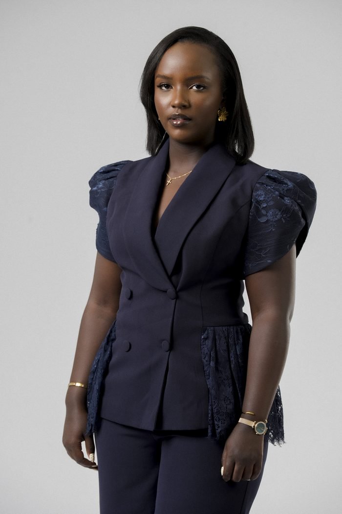 Statement Sleeve Suit